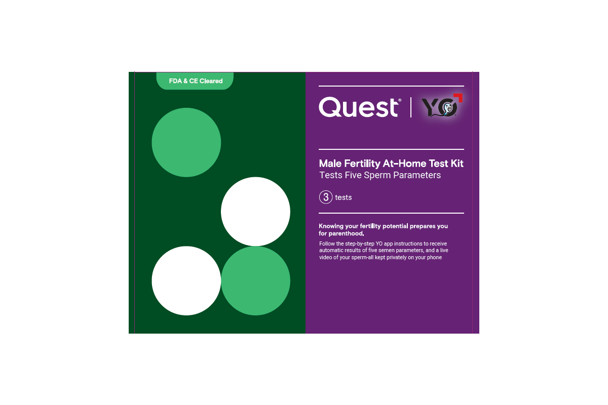 YO™ Male Fertility At-Home Test Kit (3-Pack) image number 0